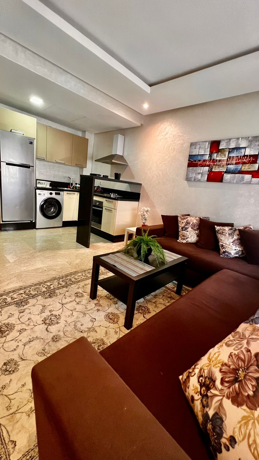 Location studio meublé haut standing à Quartier les princesses Casablanca – résidence sécurisée